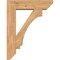 Ekena Millwork Imperial Slat Smooth Bracket w/ Offset Brace, Western Red Cedar, 7 1/2"W x 28"D x 36"H BKT0806X28X36IMP06SWR - alternate 2